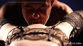 Fuck my ass slower, you prick! Anna de Ville and Renato getting fucked for SinfulXXX