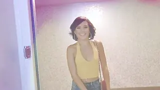 My Step-Sis Loves Me - Lucky Guy Catches His Blonde Stepsister Fingering Herself With A Dildo